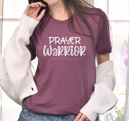 Prayer Warrior Comfy Tshirt