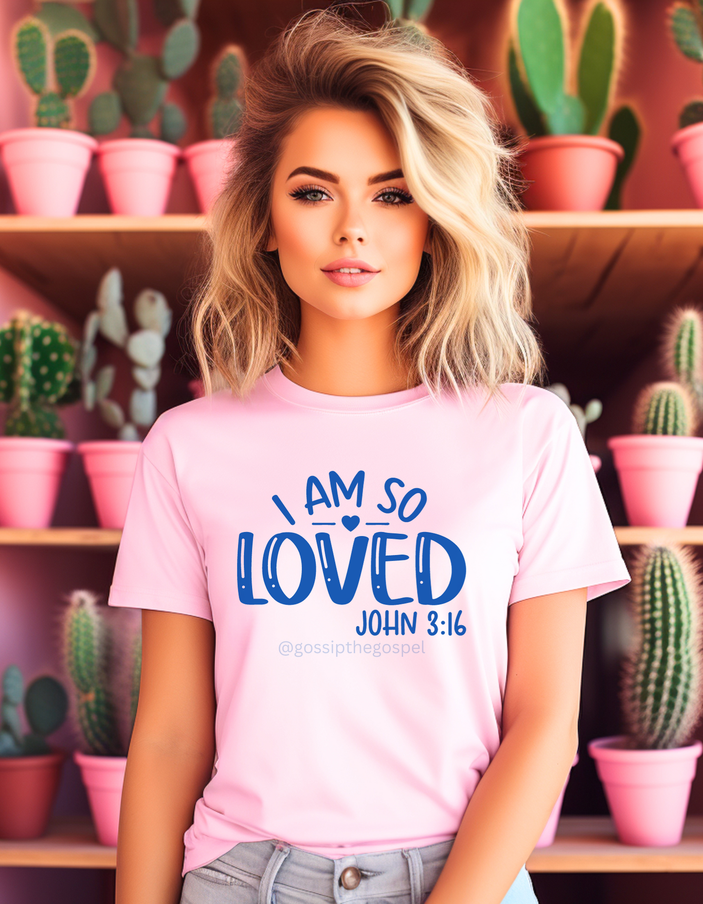 I AM So Loved Everyday Wear Cotton Tshirt