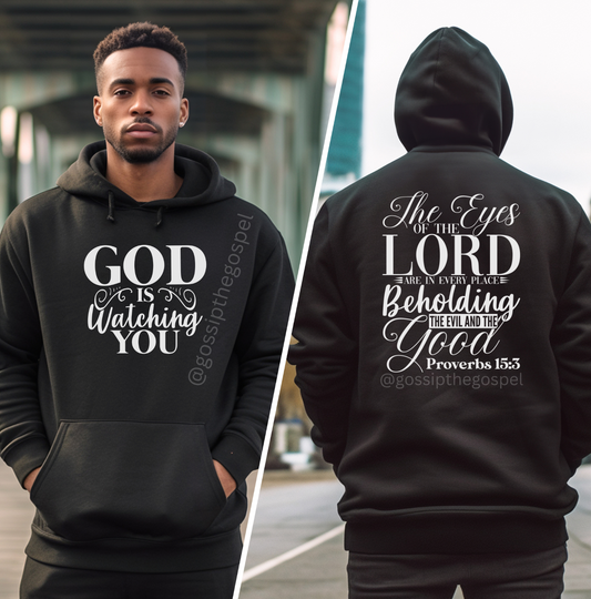 The Eyes of The LORD Are in Every Place Christian Crew Neck Sweater